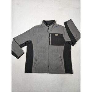 LL Bean‎ Fleece Jacket Men's XXXL Mountain Classic Jacket Gray Windproof